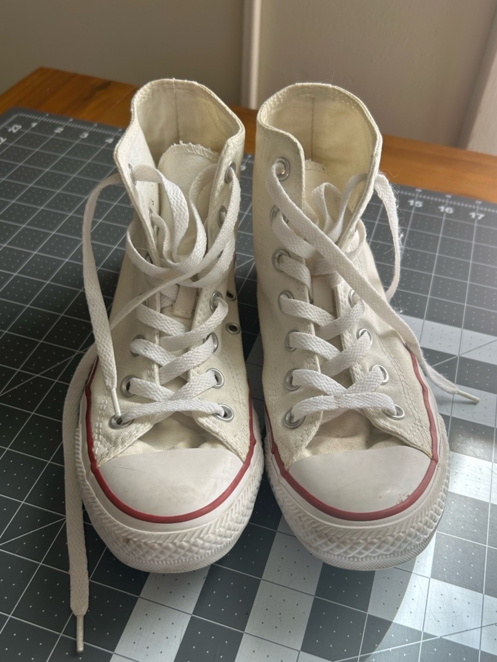 White High Top Converse